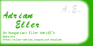 adrian eller business card